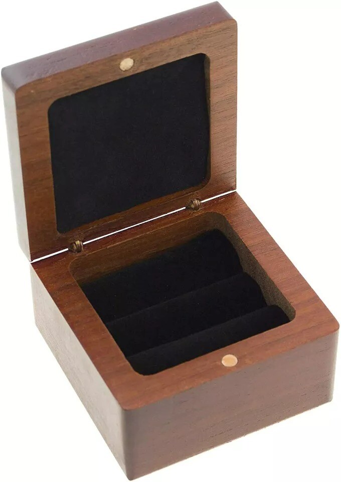 Wedding Ring Bearer Box, Mr &#x26; Mrs Wooden Ring Box, Engagement Ring Holder