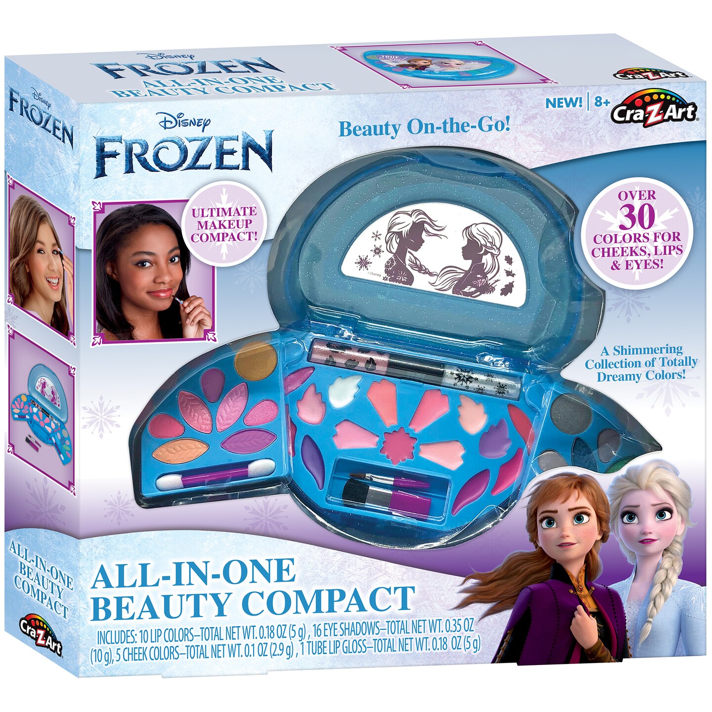 Disney Frozen II All In One Beauty Compact Makeup Kit Ages 8 Michaels