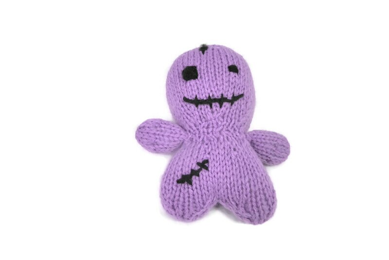 Handknit Stuffed VooDoo Doll in Choice of Colors | MakerPlace by