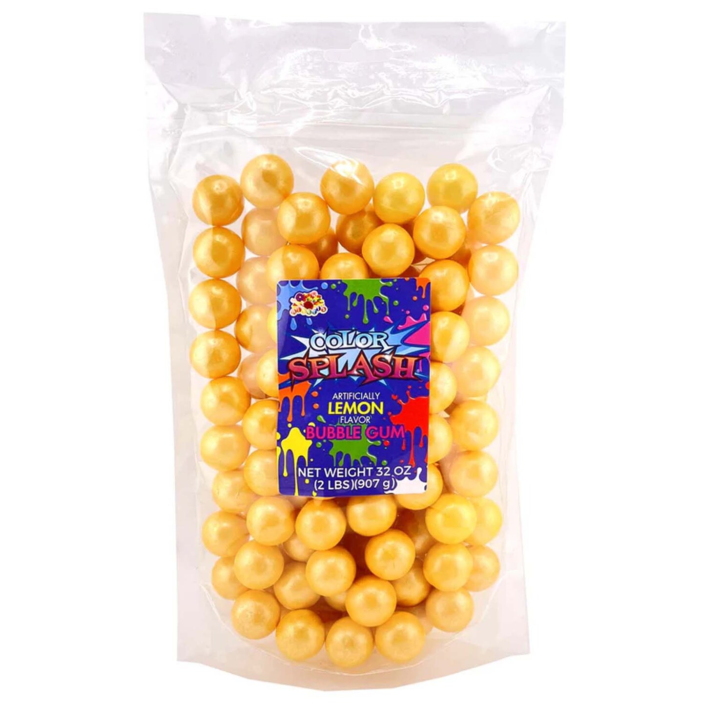 Splash 1&#x22; Gumballs Pearl 2Lbs
