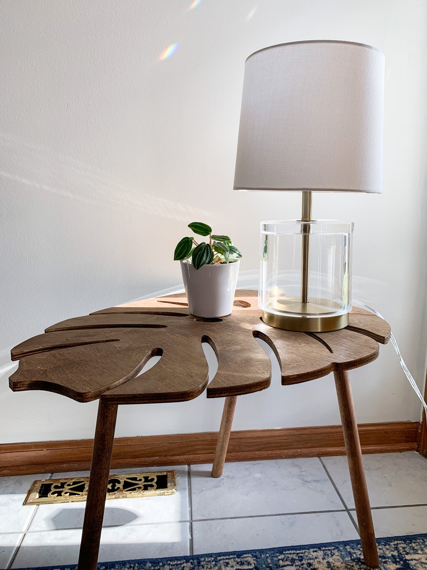 Leaf Table Monstera Table Leaf Coffee Table Plant Coffee Table Plant Art End Table Plant Gift Plant Lover Gift Plant Table Plant Display MakerPlace