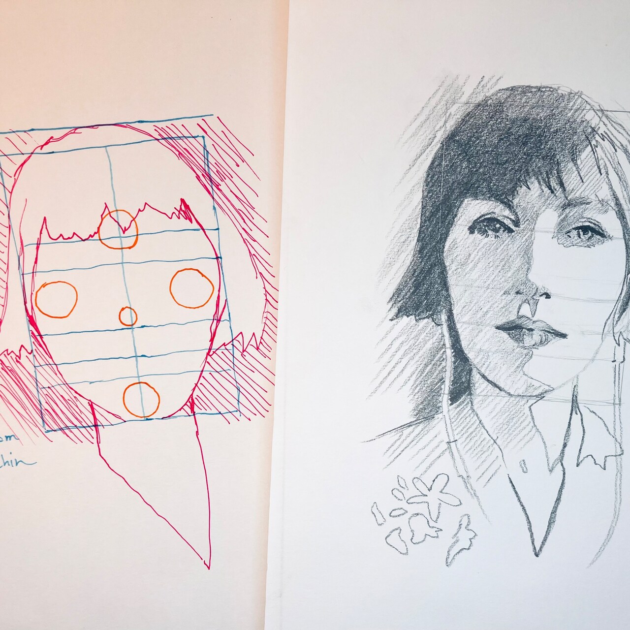 Art in August | Mapping Facial Proportions and Capturing Likeness