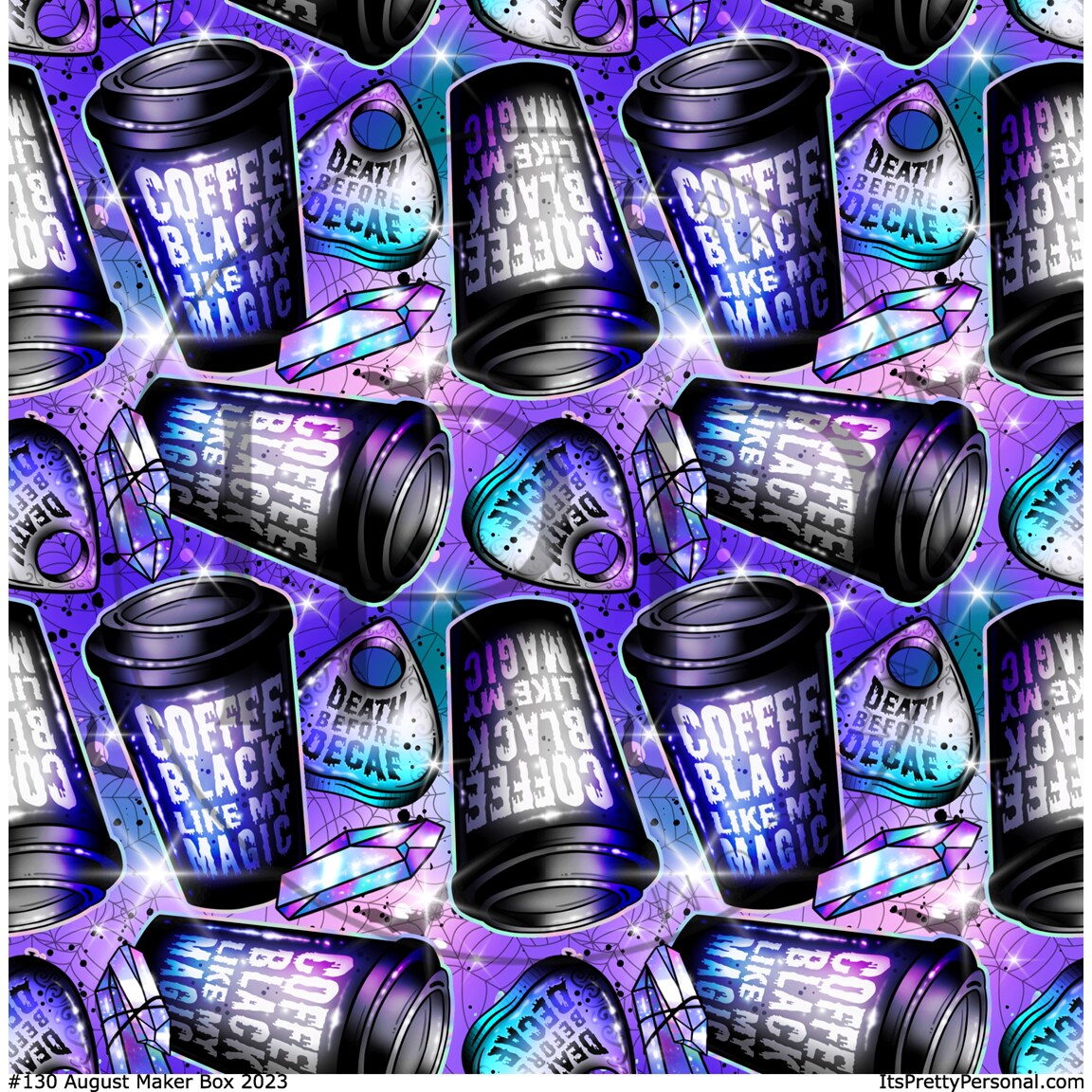 #130 Coffee Black Magic- August Maker 2023 12x12 Pattern Vinyl