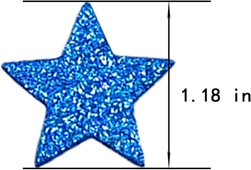 Blue Glitter Star Confetti,Blue Confetti For Table Decor,1.18 in,200PCS