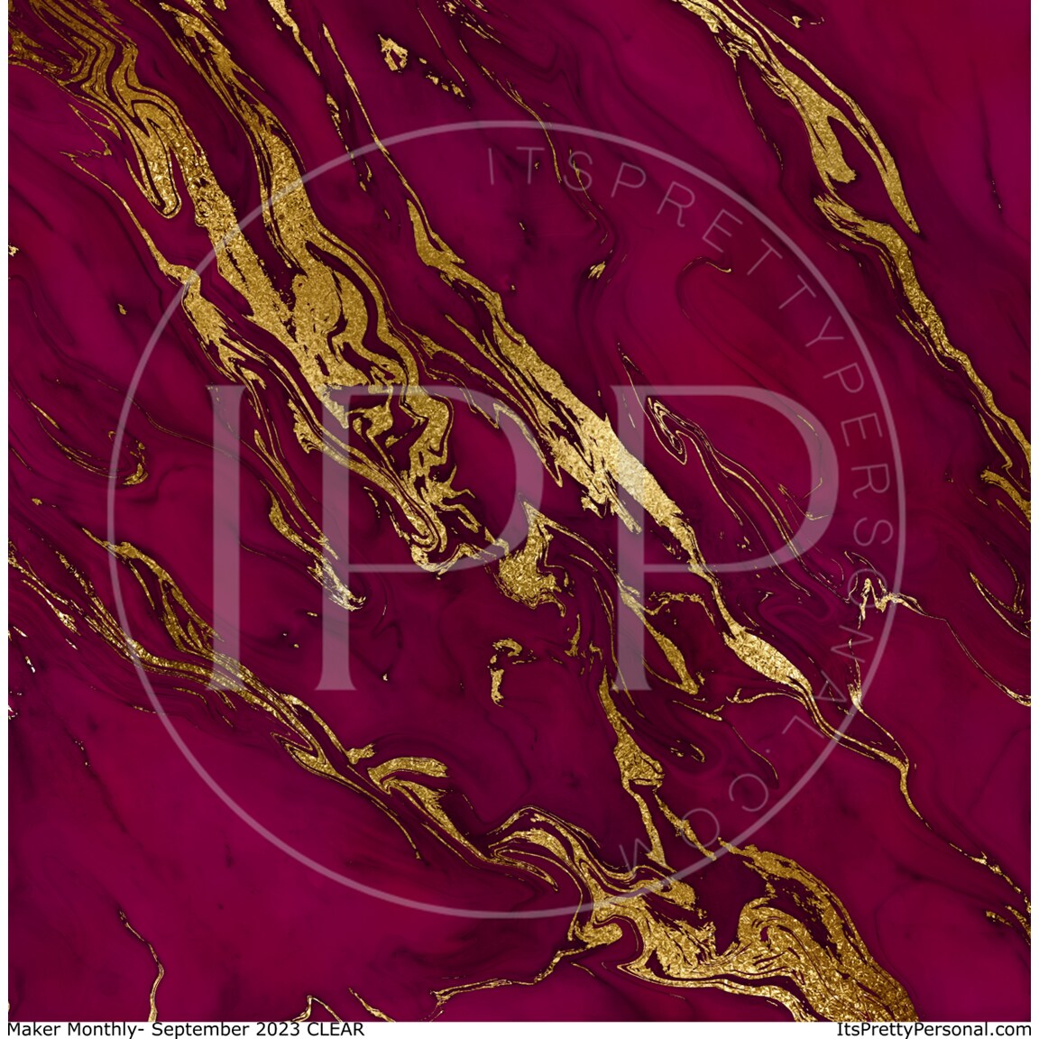 #249 CLEAR Fall Marble- September Maker 2023 12x12 Pattern Vinyl