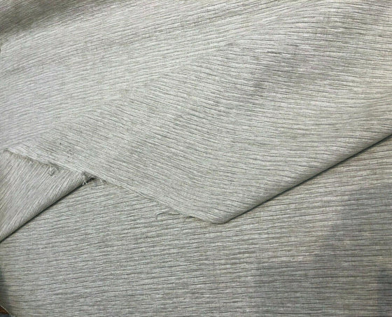 1 Yard Ocean Shore Natural Linen Look Sheer Drapery Fabric 118 Inch Wide Double Width Heatset Polyester