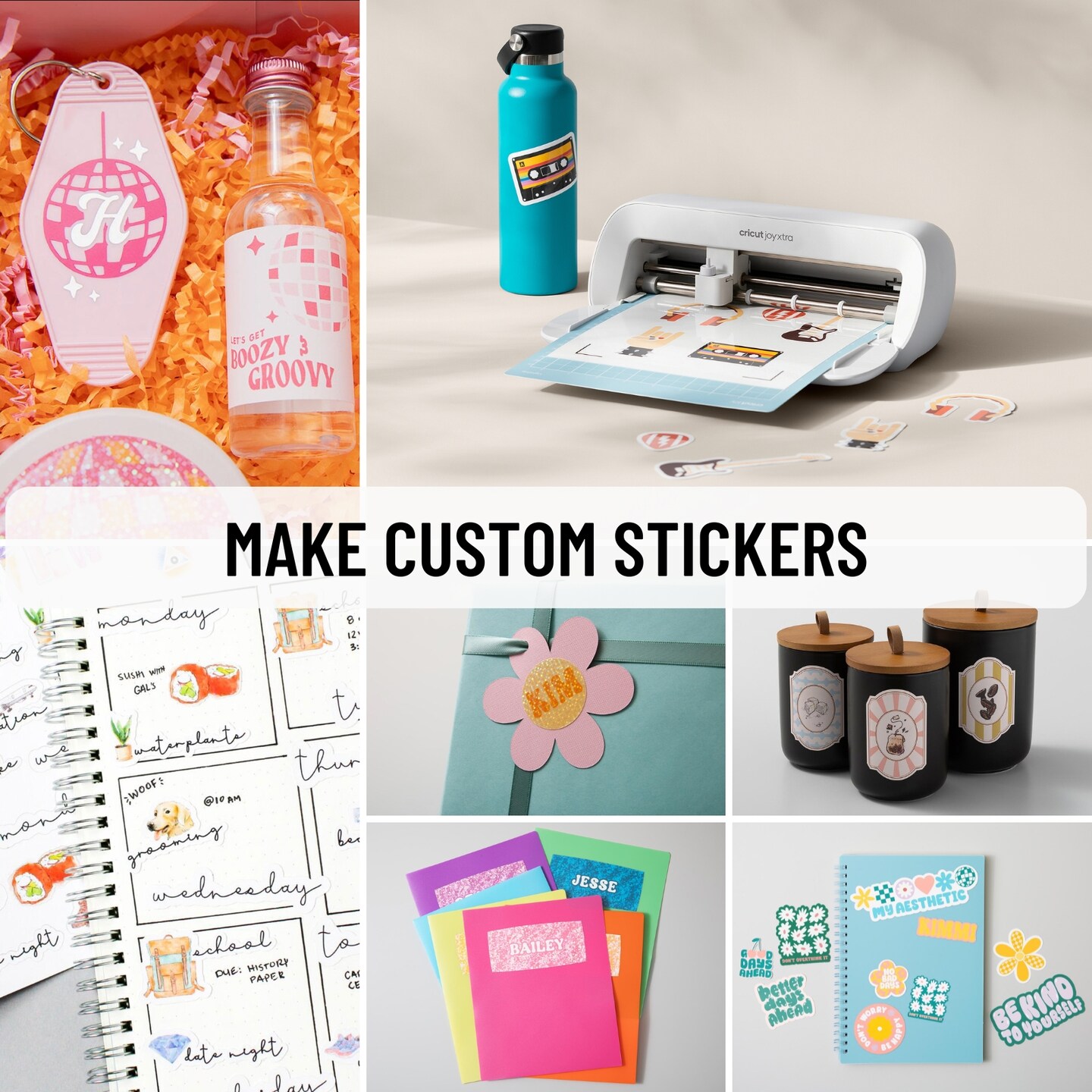 Cricut Joy Xtra Printable Sticker Starter Bundle Set, Model