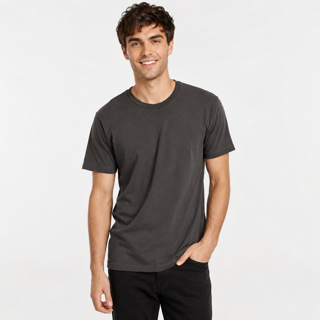 Vintage Garment-Dyed Crewneck T-Shirt for Casual Retro & Everyday Lifestyle Wear