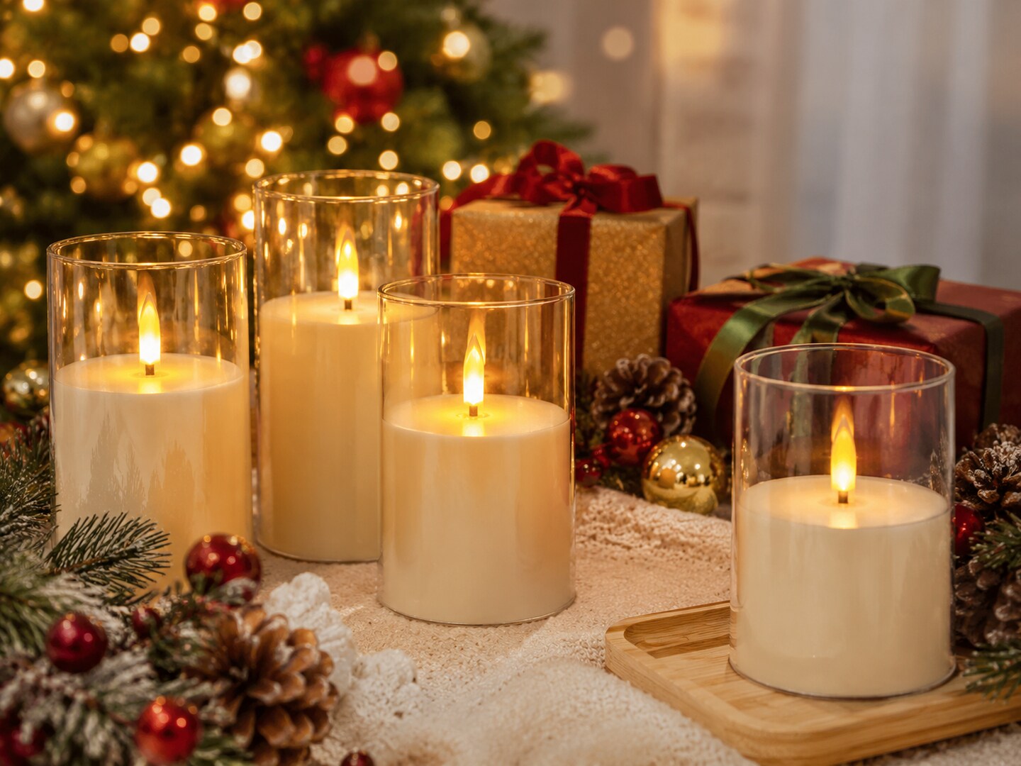 Designer's Shop CS-7202 Flameless LED candle Acrylic shell with