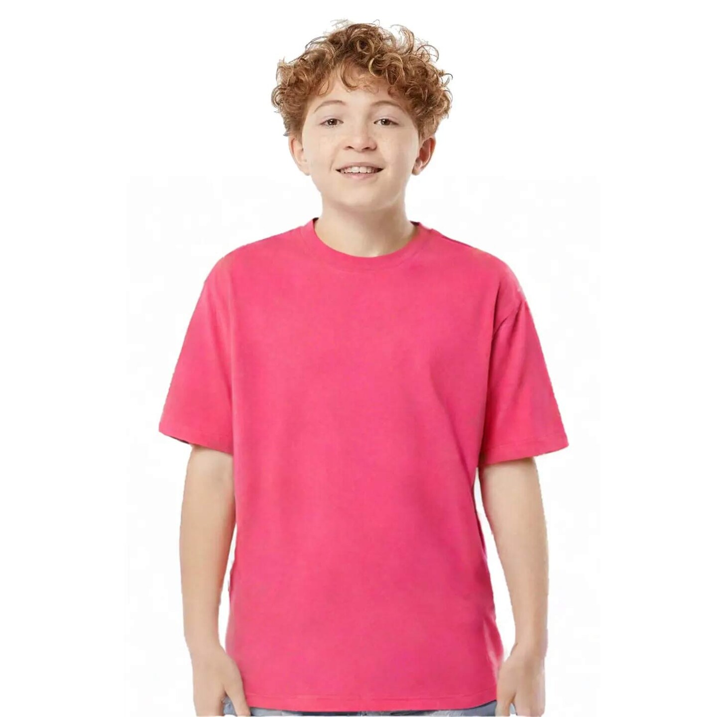 Youth Soft Touch Crewneck T-Shirt for School, Sports & Everyday Casual Wear