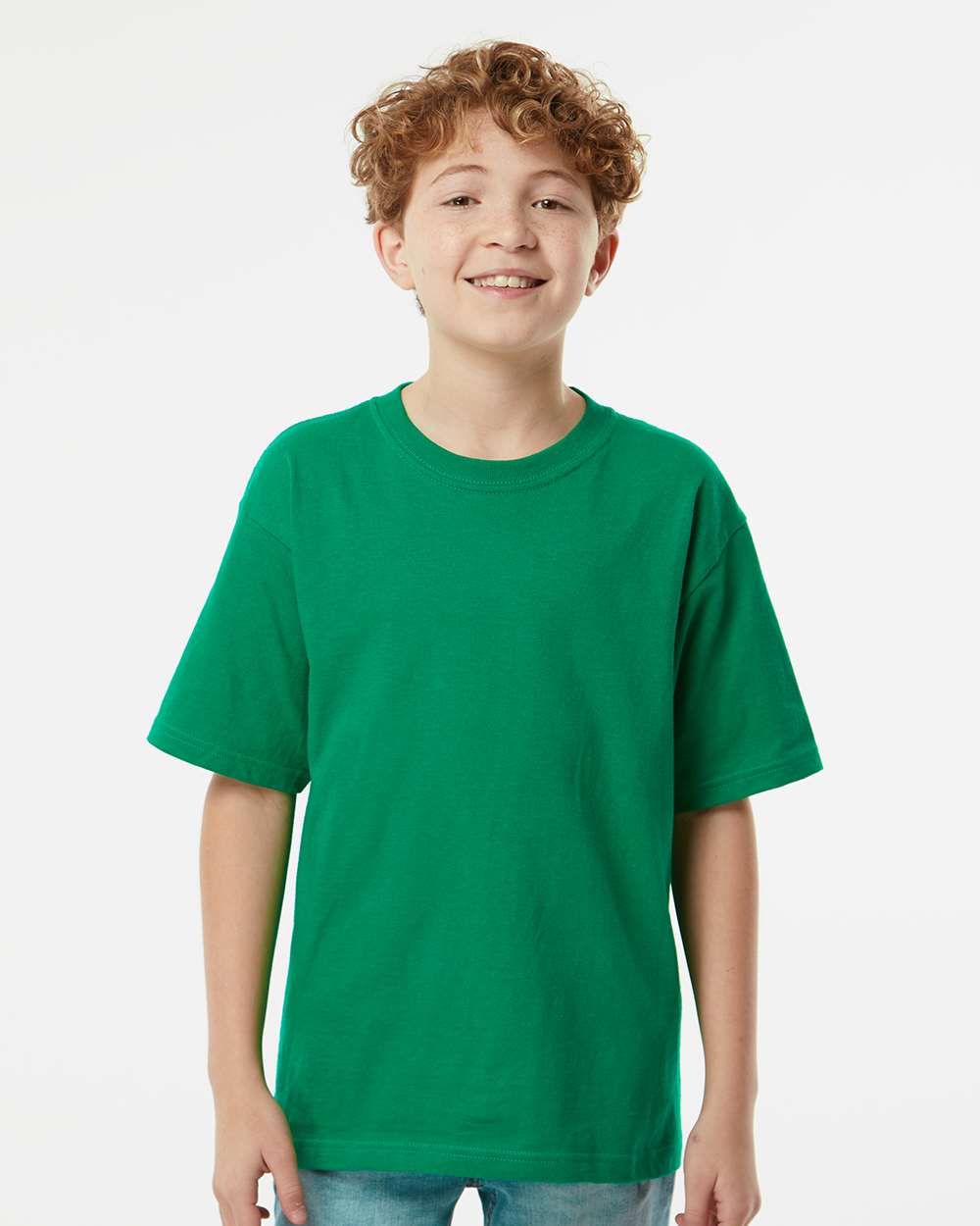 Youth Soft Touch Crewneck T-Shirt for School, Sports & Everyday Casual Wear