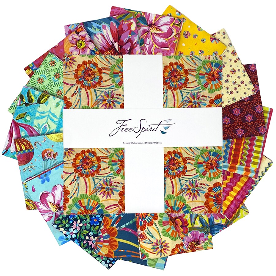 Festival 10" Square Pack (Layer Cake / 10" Charm) by Free Spirit (FB610OB.FESTIVAL)
