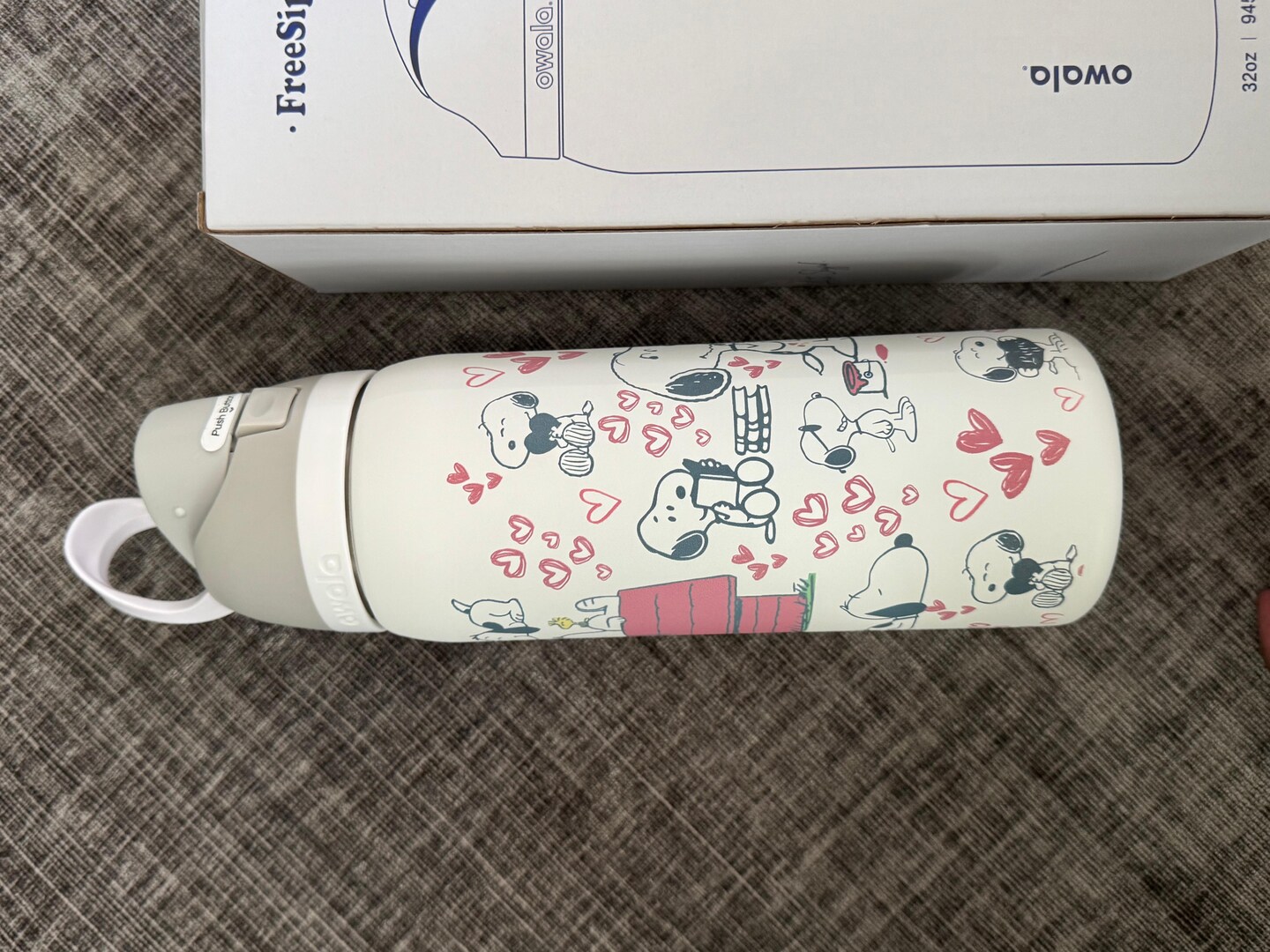 Copy-Snoopy Owala 32oz Water Bottle Peanuts Aesthetic Tumbler Leak