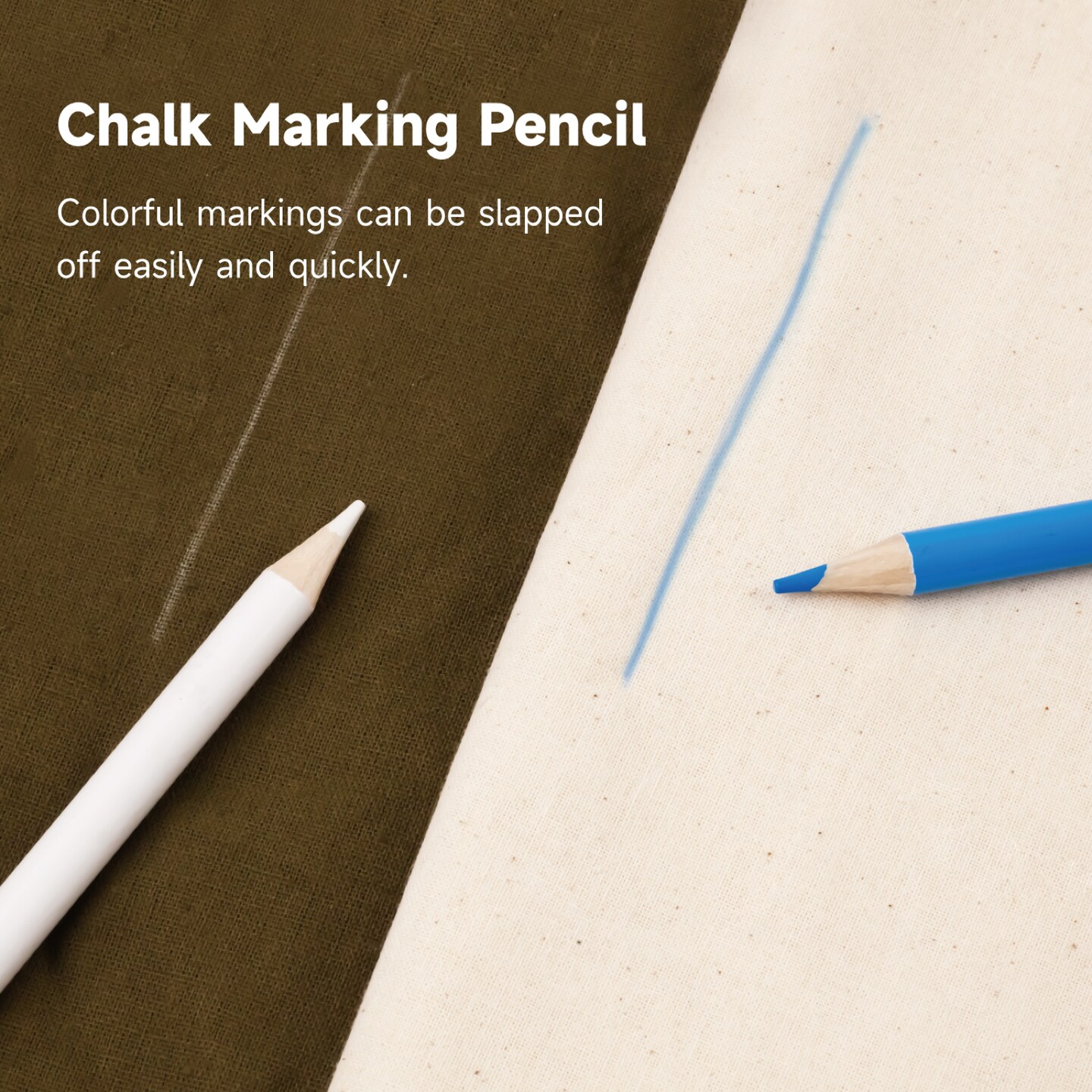 Kearing Tailors Chalk Pencils Combo, for Sewing, Quilting & Embroidery