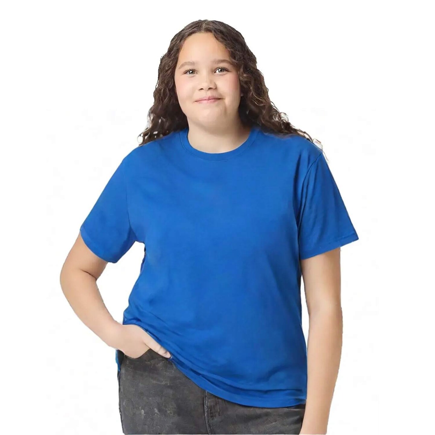 Youth Heavy Cotton Classic Crewneck T-Shirt for Durable, Comfortable & Everyday Wear