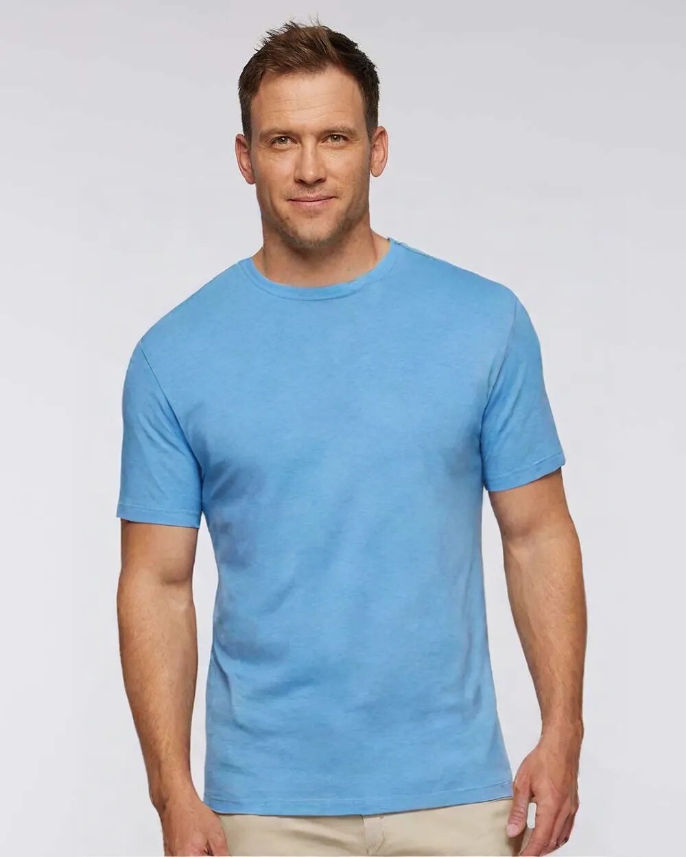 Vintage Wash Crewneck Short Sleeve Tee for Casual, Street & Relaxed Everyday Wear