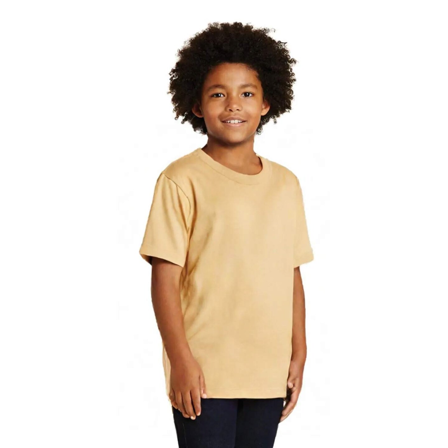 Youth Heavy Cotton Classic Crewneck T-Shirt for Durable, Comfortable & Everyday Wear