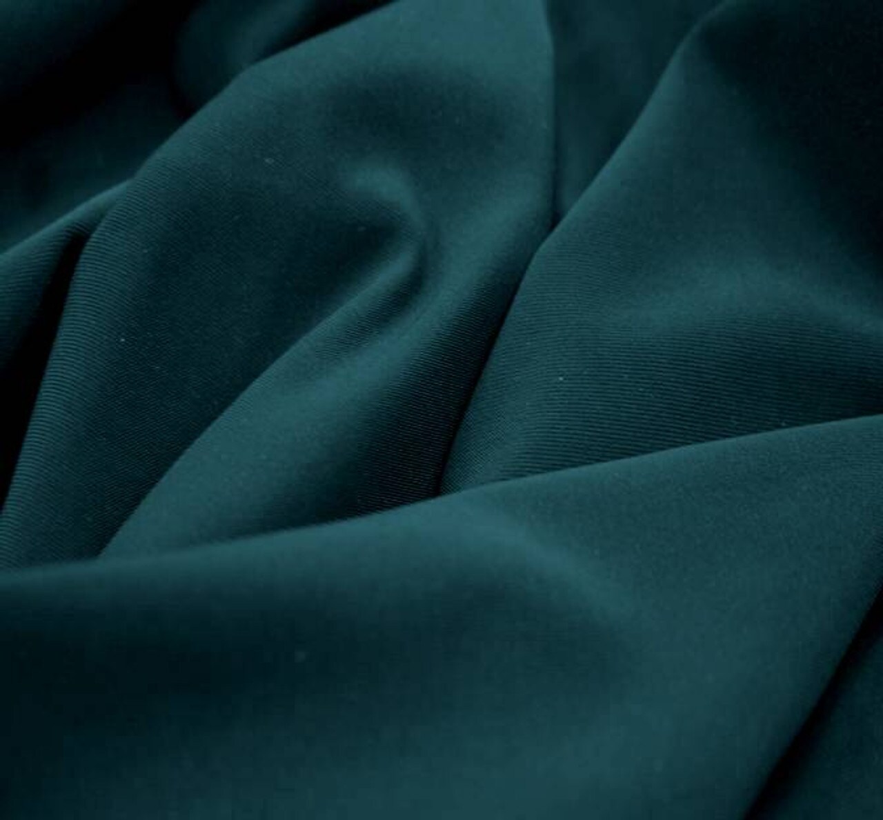 1 Yard Venezia Stretch Fabric Teal Polyester Spandex for Apparel Sewing Crafts 58/60" Width