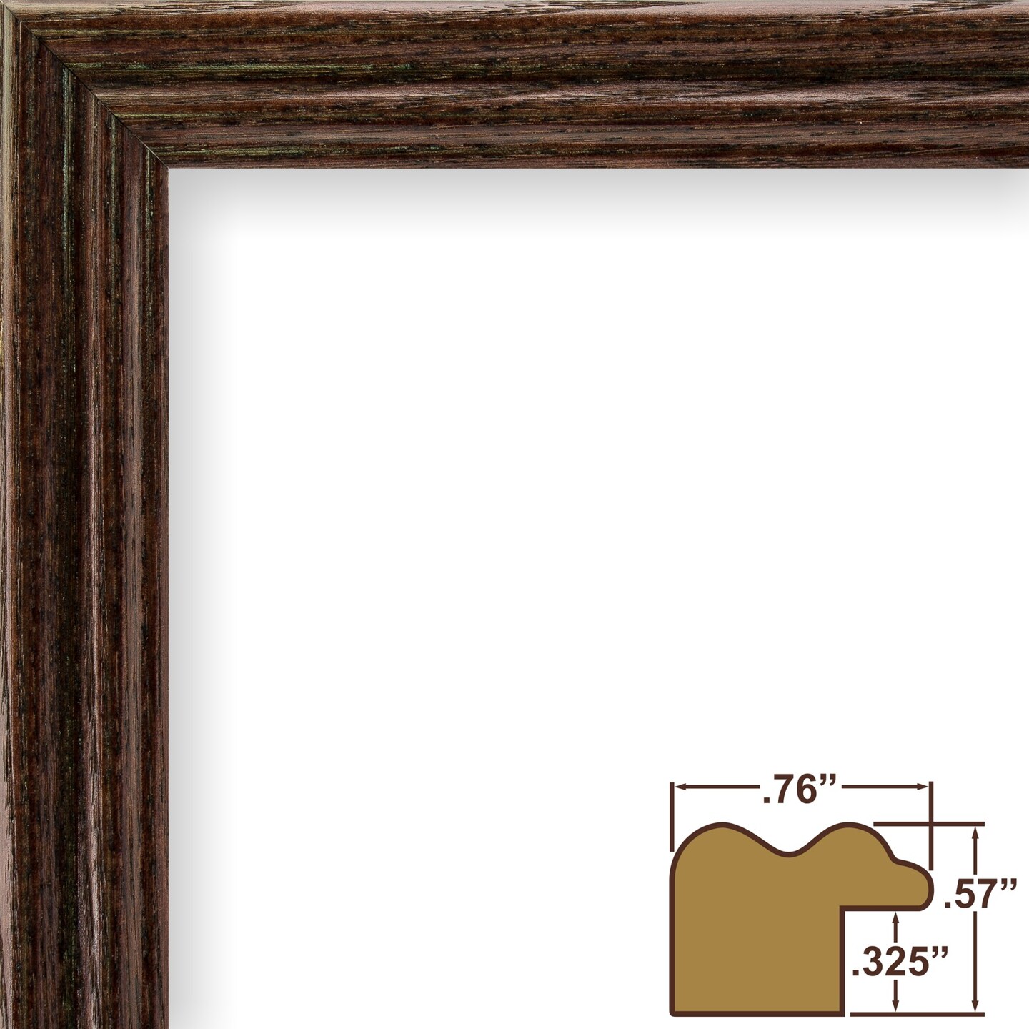 Wiltshire 200 .75&#x22;, Dark Cherry Picture Frame by wallsthatspeak