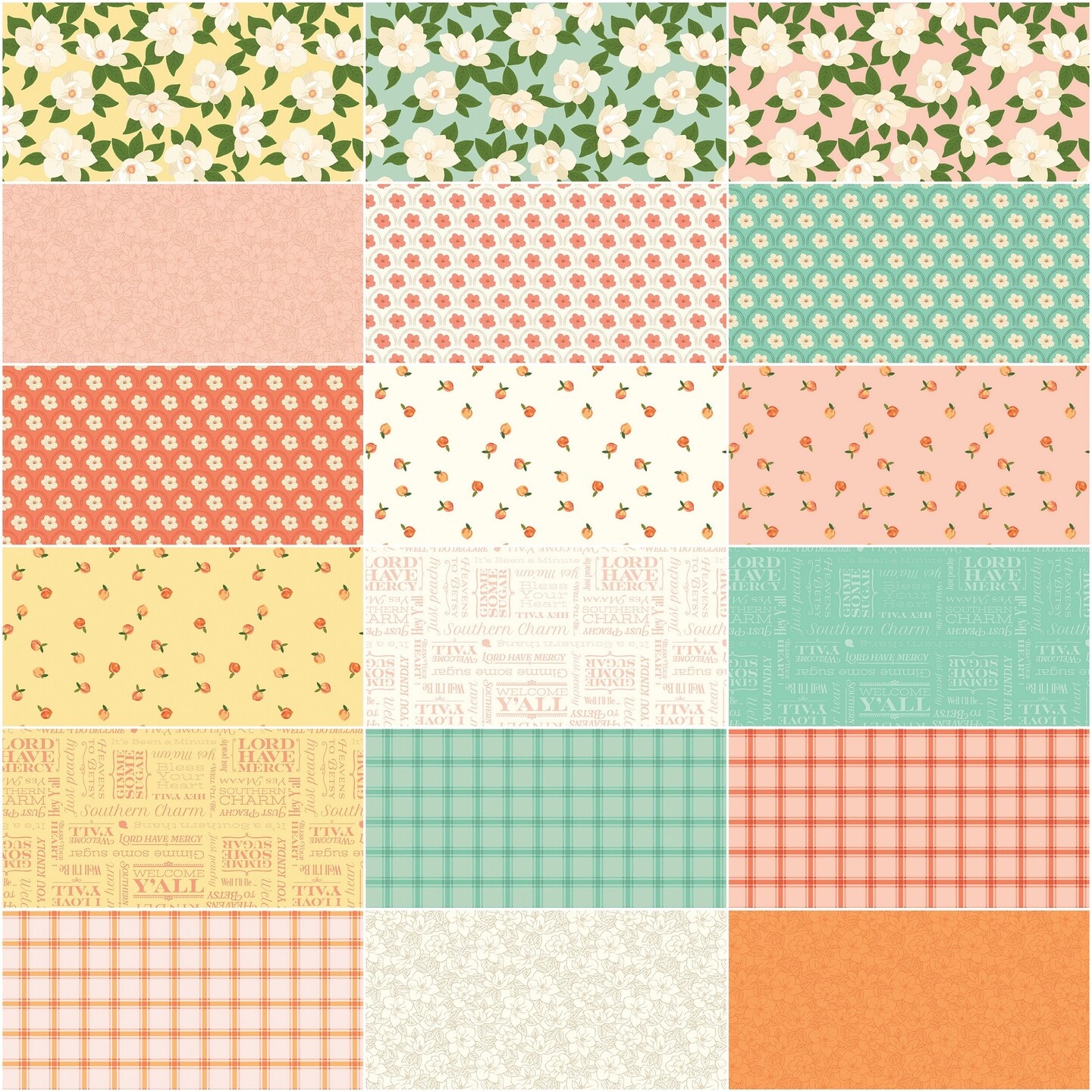 Southern Charm Fat Quarter Bundle by Riley Blake (FQ-17440-18)