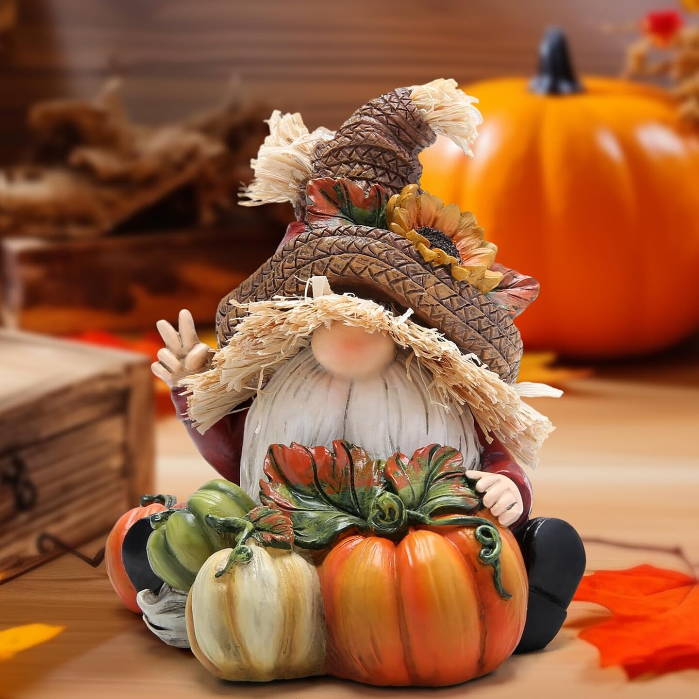 Handmade Swedish Tomte Gnomes Elf for Fall Thanksgiving Decor Gift(Multicolor)