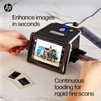 HP FilmScan 22MP Film & Slide Scanner with 5" Touchscreen, Converts Negatives to Digital JPEG