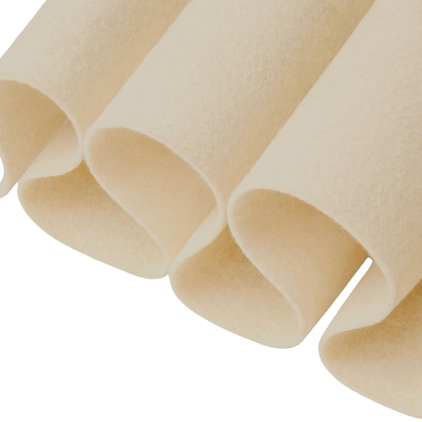 FabricLA Craft Felt Fabric - 72" Inch Wide & 1.6mm Thick Non-Stiff Felt Fabric by The Yard - Use This Soft Felt Roll for Crafts - Felt Material Pack - Sand Felt, 10 Continuous Yards