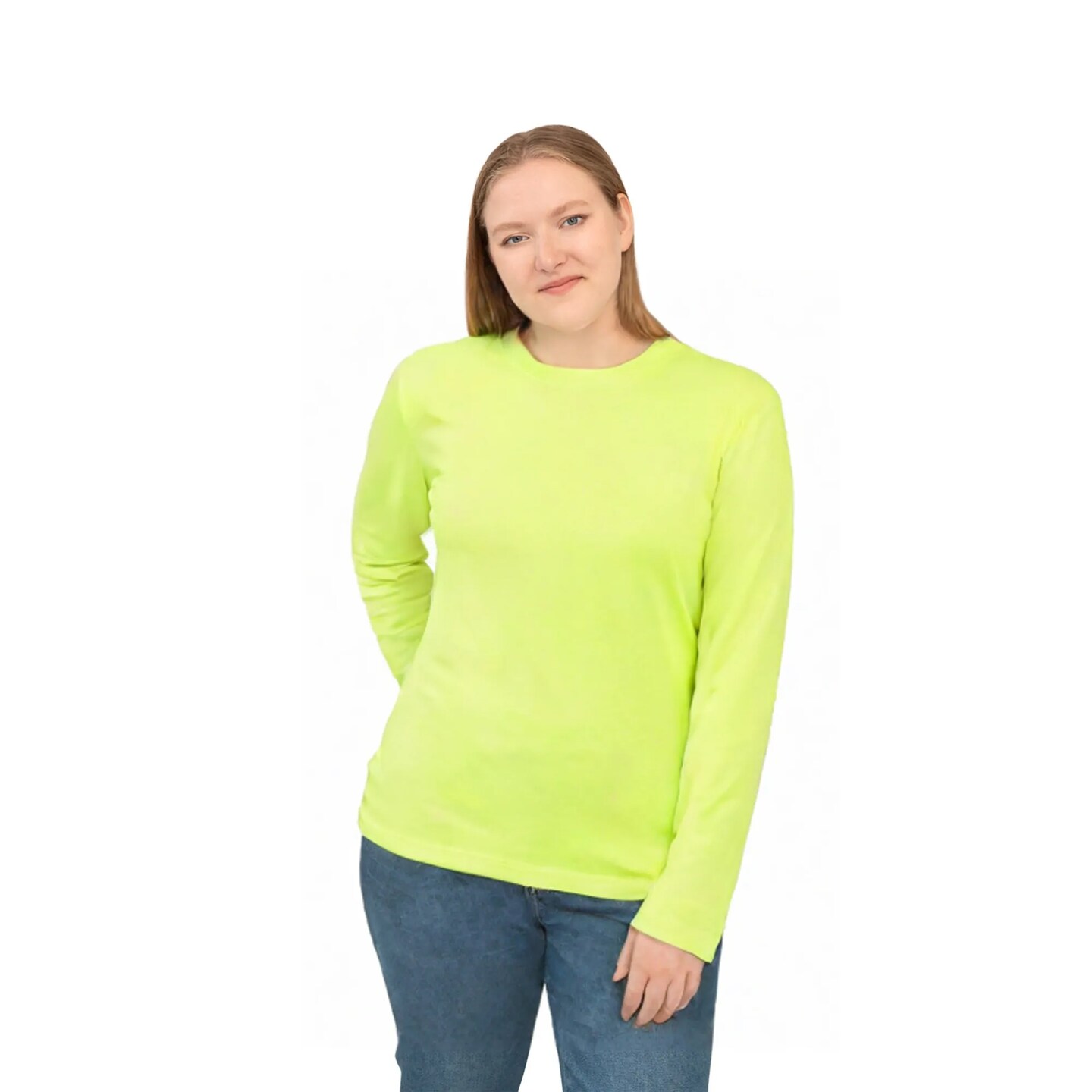 Gildan® Performance Crewneck Long Sleeve T-Shirt 100% Spun Polyester for Workwear & Industrial Use