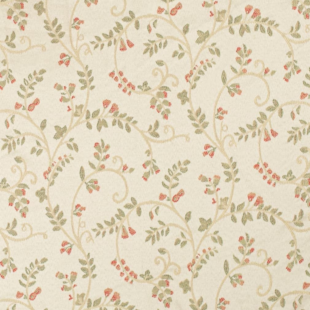 Natural Leaves Woven Pattern Upholstery Fabric by The Yard - SKU: Demi Garden