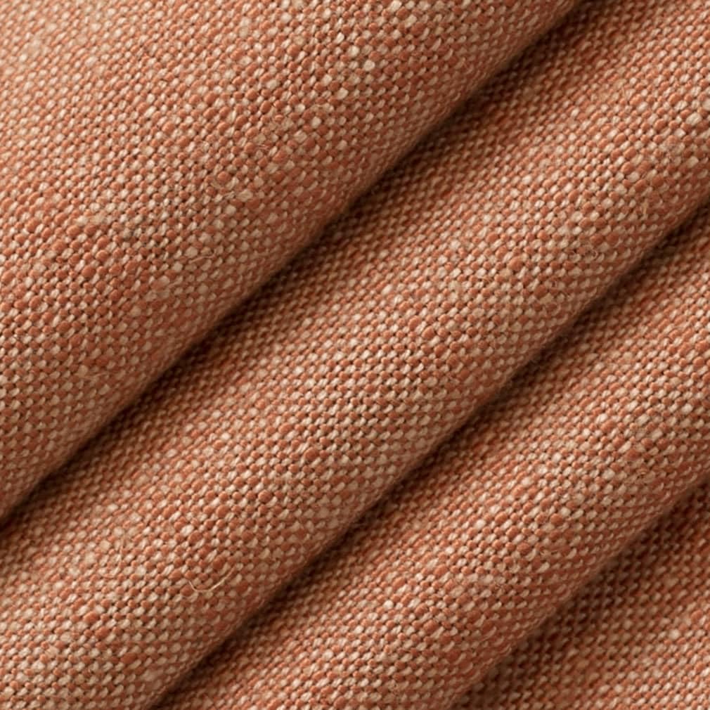 Orange OEKA-TEX Standard 100 Certified Plain Linen Blend Upholstery Fabric by The Yard - SKU: Ross Orange