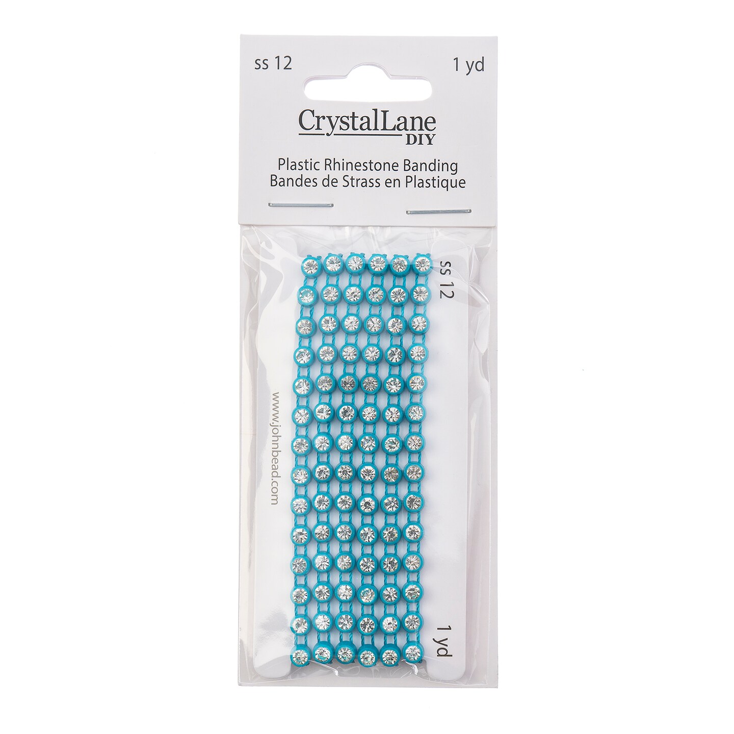 Crystal Lane DIY 1yd Plastic Rhinestone Banding Trim
