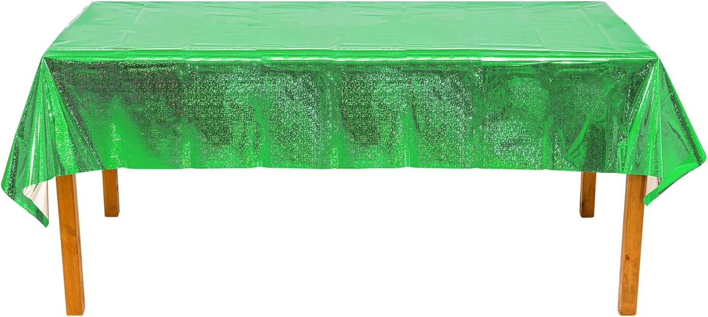 Green Party Table Covers Disposable Tablecloth