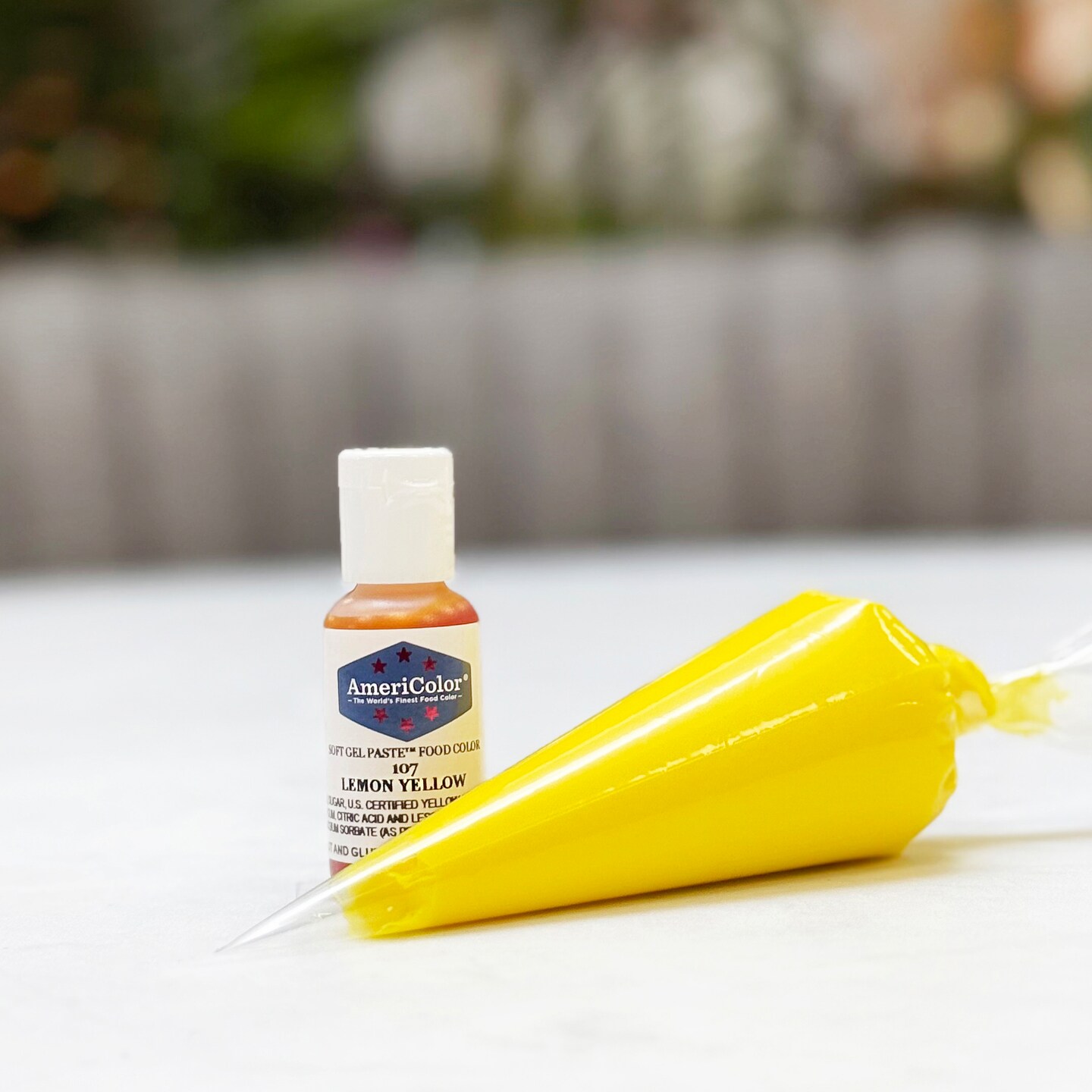 AmeriColor, Lemon Yellow, .75 Ounce, Soft Gel Paste Food Color