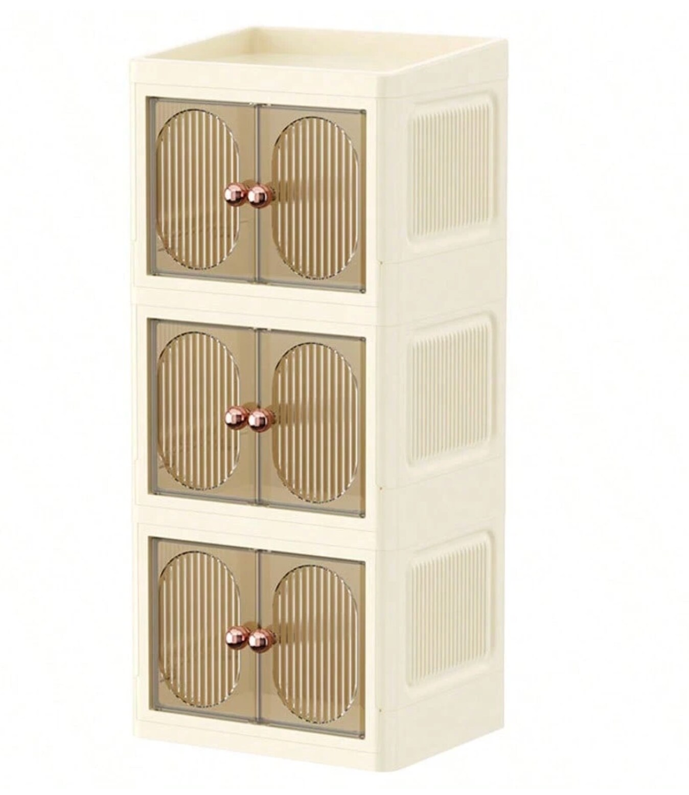 Foldable Makeup & Cosmetic Storage Box – Large Capacity Drawer Style Organizer for Vanity, Bathroom & Bedroom