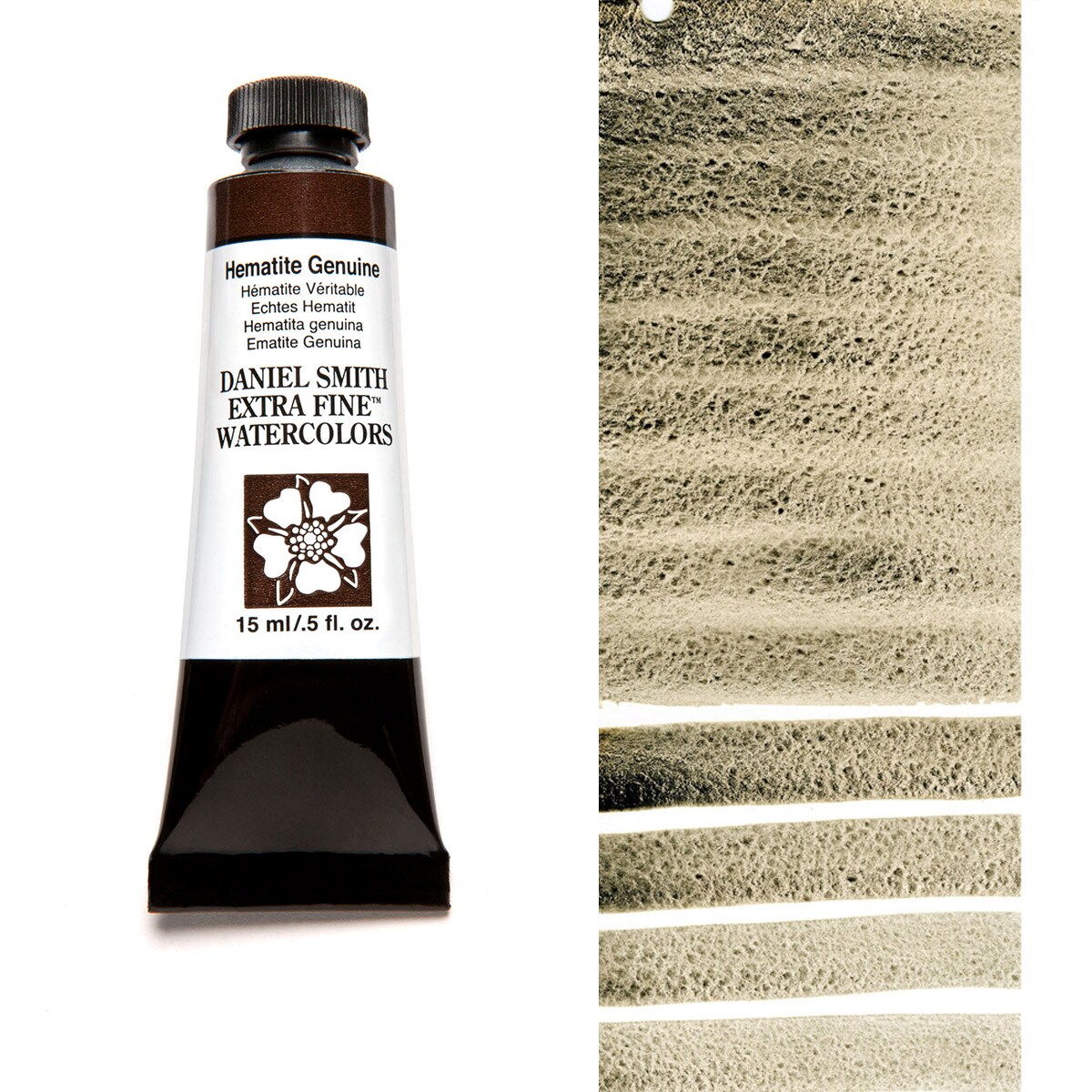 Daniel Smith Extra Fine Watercolors - Hematite Genuine, 5 ml Tube