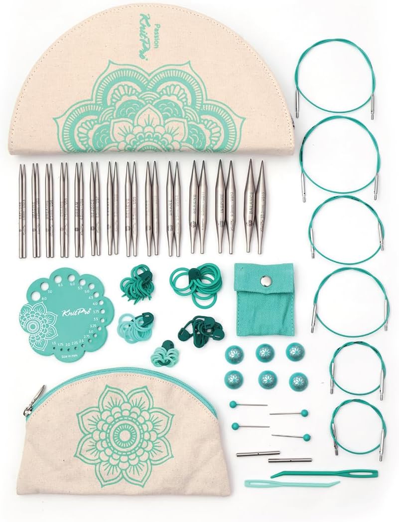KnitPro The Mindful Collection Passion Interchangeable Needle Set 4" (10cm)