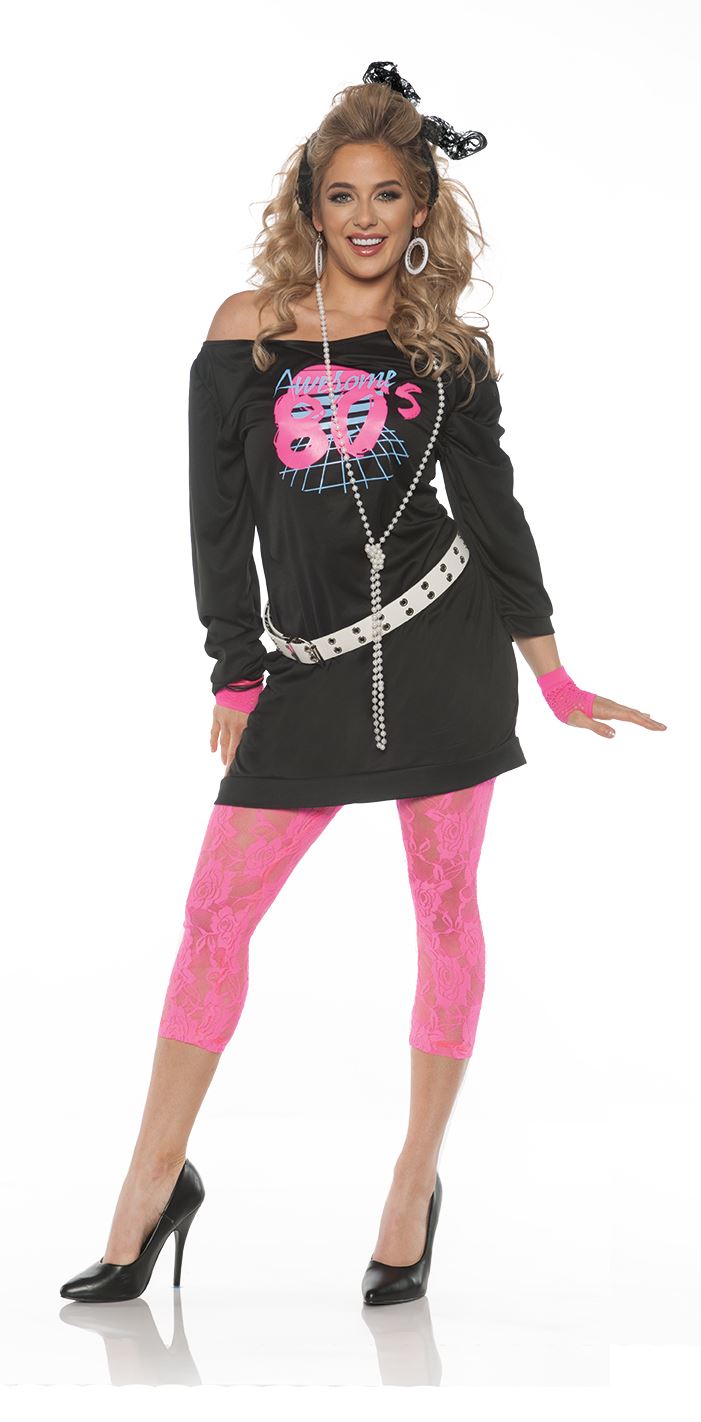 Womens Awesome 80&#x27;s Halloween Costume Large