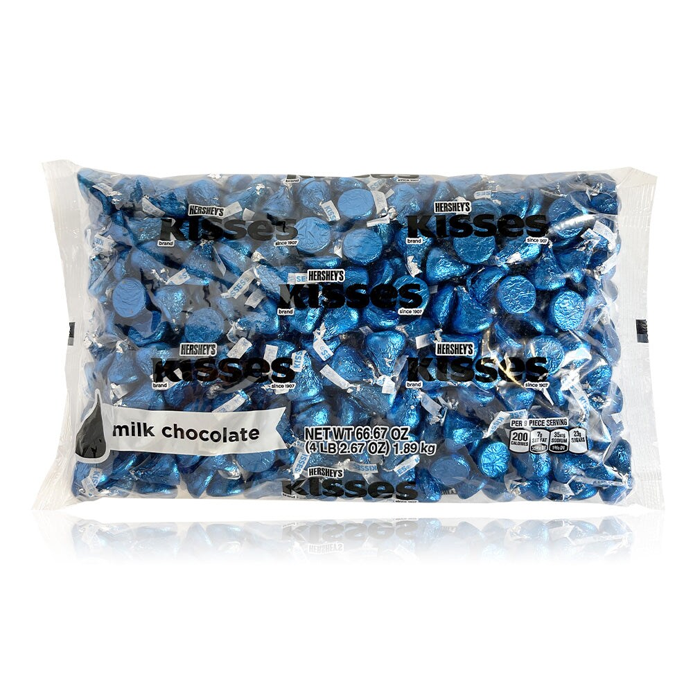 Kisses Dark Blue Foils 66.7Oz