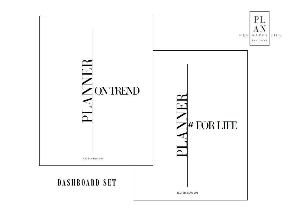 Planner Dashboards, A5 Planner, Personal Planner, Planner Inserts