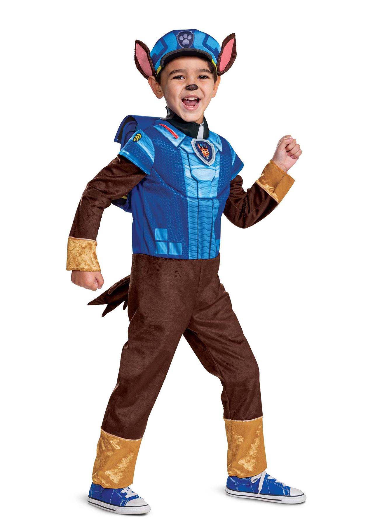 Paw Patrol Movie Deluxe Chase Toddler/Kid&#x27;s Costume 4-6