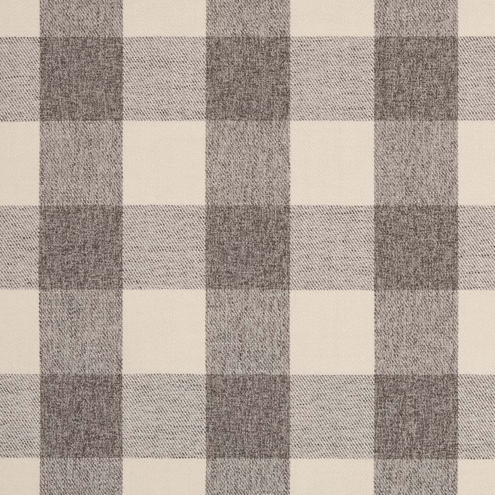 Buffalo Pewter - Grey & Silver Check & Houndstooth,Plaid Upholstery Fabric 54 Inches"