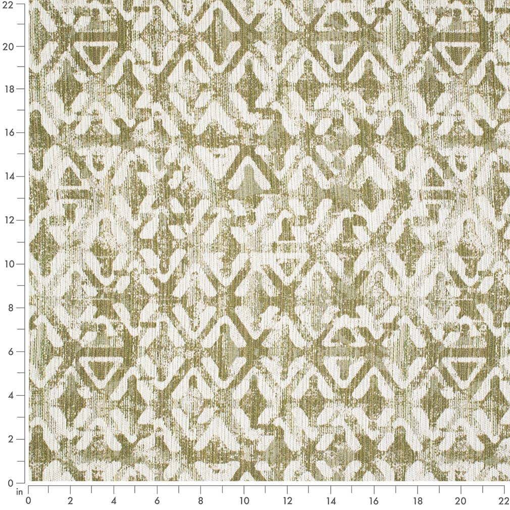 Upholstery Fabric - Green Abstract & Geometric Upholstery Fabric 54 Inches"