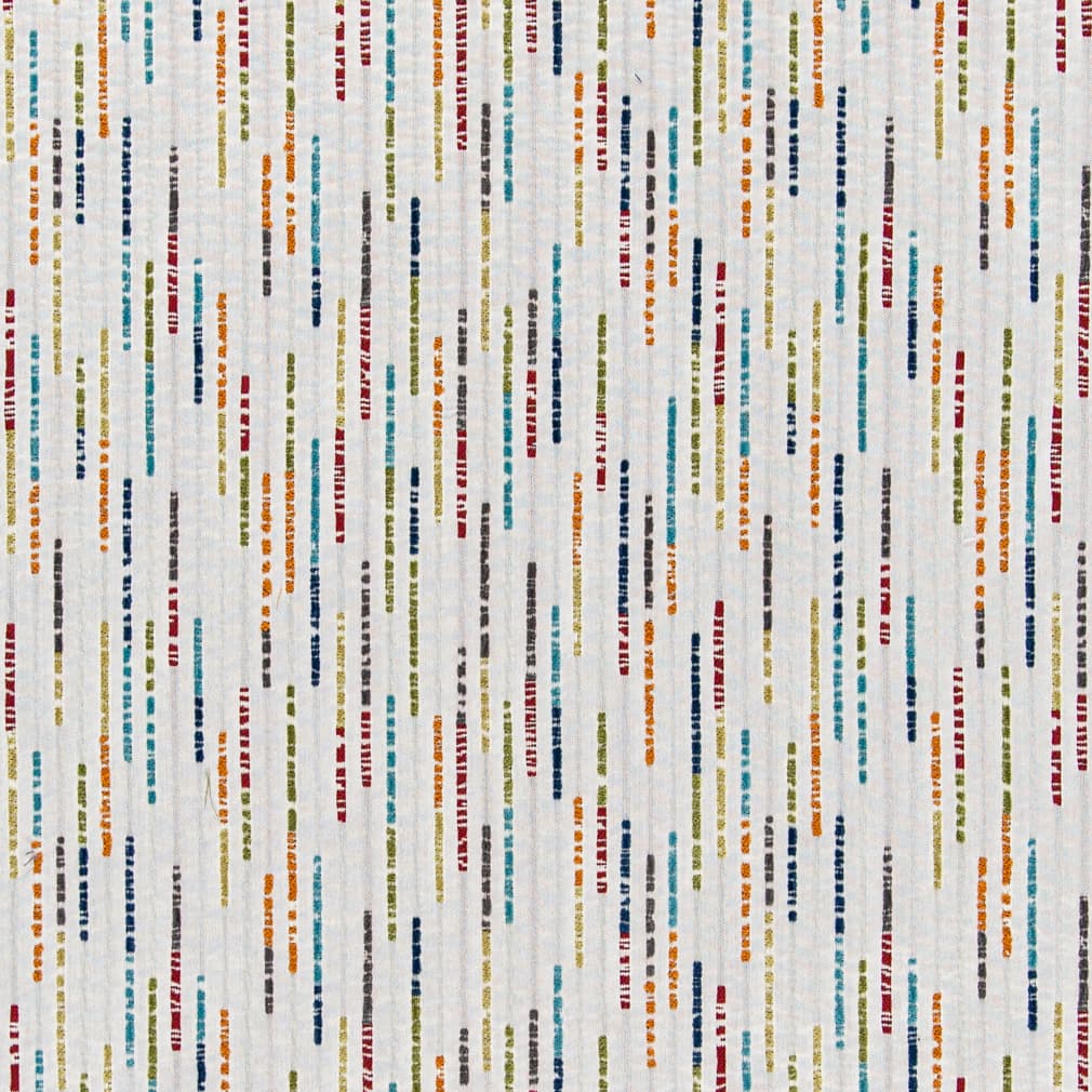 Confetti - Blue,Green,Orange & Rust Abstract & Geometric Upholstery Fabric 54 Inches"