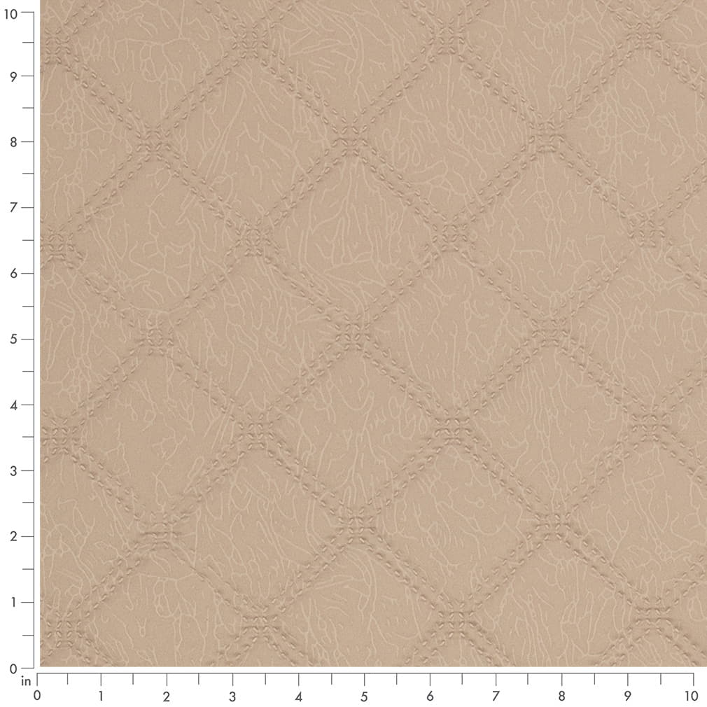 Fawn - Beige Taupe Abstract Geometric,diamonds Upholstery Fabric 54 Inches"