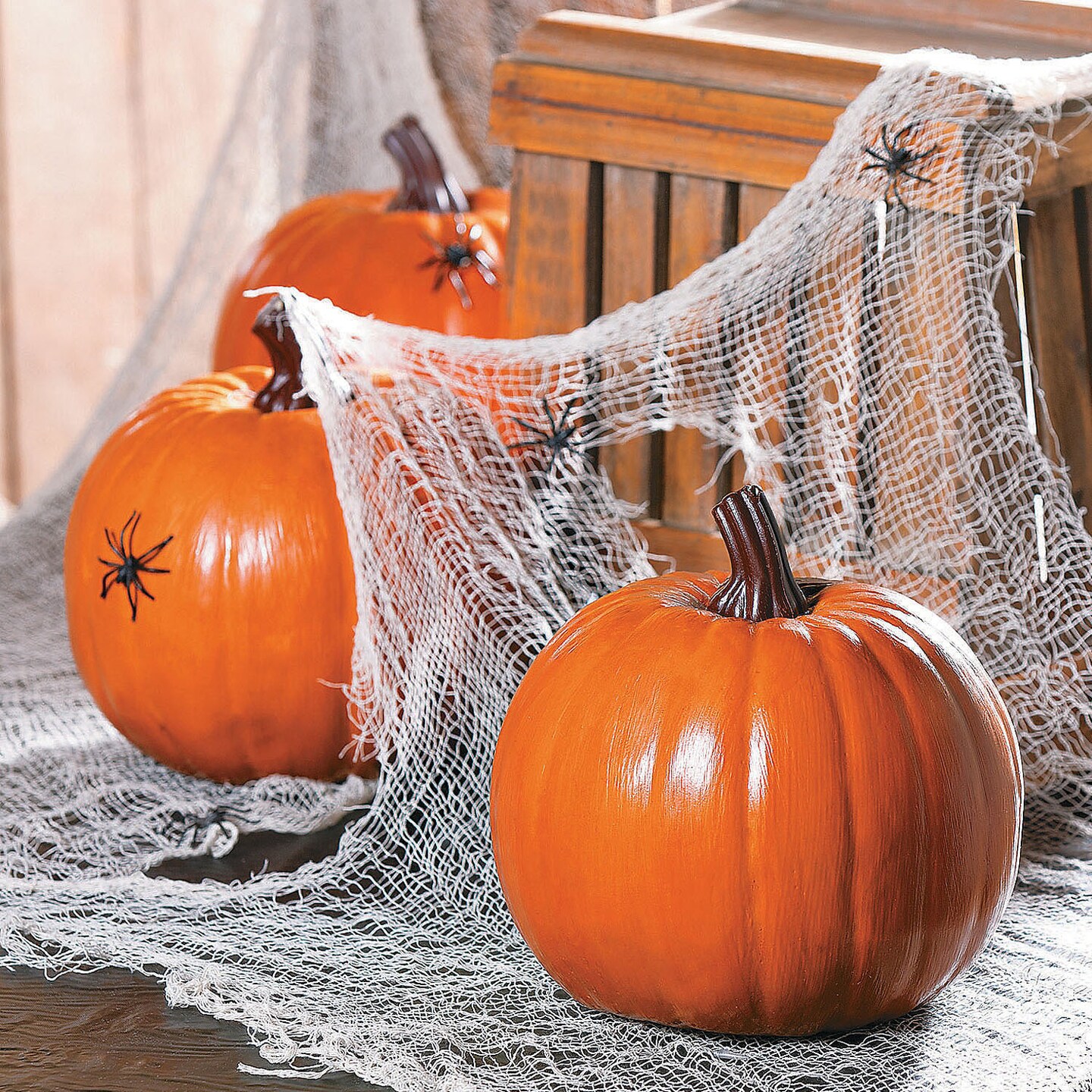 9" x 81/4" Orange Foam Pumpkin Halloween Decoration DIY Craft