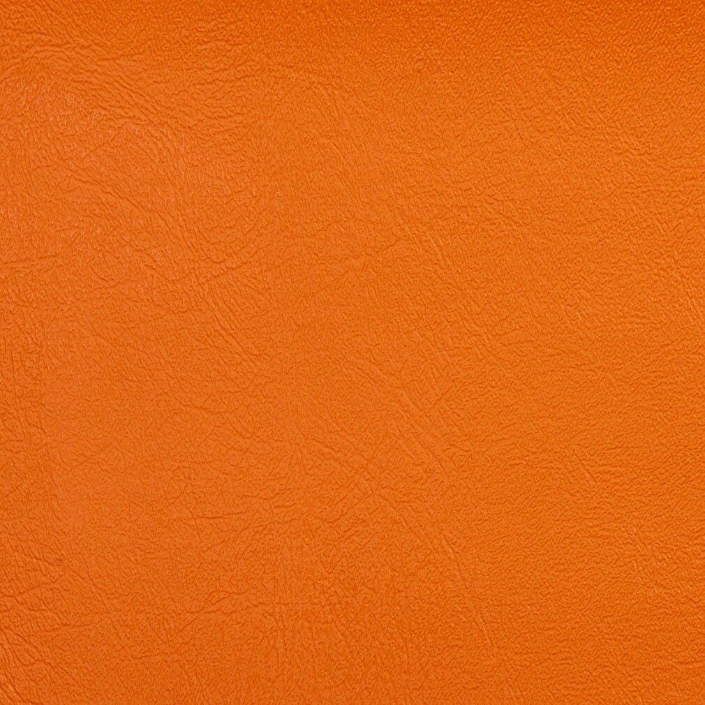 Tiger Lily - Orange & Rust Leather Grain,Plain & Solid Upholstery Fabric 54 Inches"