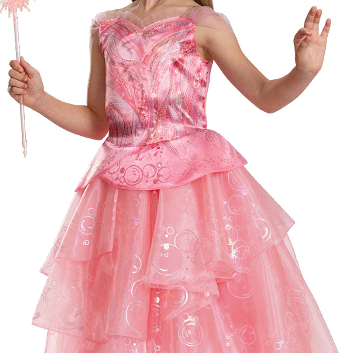 Toddler Deluxe Wicked Glinda Good Witch Pink Dress Costume 3T 4T