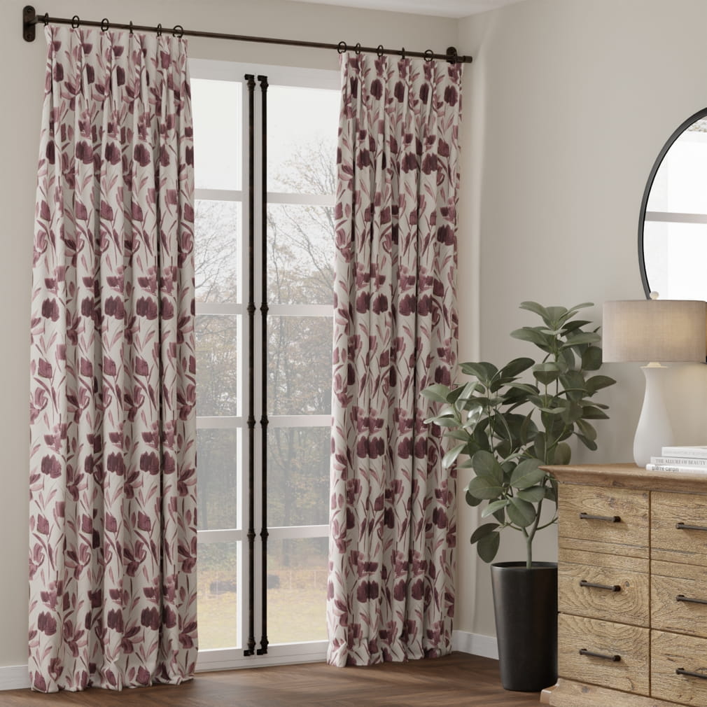 Upholstery Fabric - Purple Abstract & Geometric,Floral Upholstery Fabric 54 Inches"