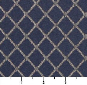 Wedgewood Diamond - Blue Diamonds,Small Scale Upholstery Fabric 54 Inches"