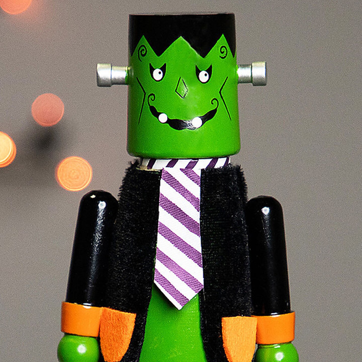 Frankensteins Monster Halloween Nutcracker Decorative Gothic Figurine for Spooky Display 10.5 Inches